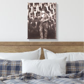 Isambard Kingdom Brunel, die voor de Canvas Afdruk (Insitu (Slaapkamer))