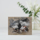 Isandlwana Battle 1879 Briefkaart (Staand voorkant)