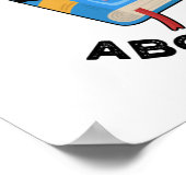 ISBN denkt na over je grappige boekenwoordspun Poster (Hoek)