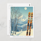 Ischgl Austria Europe ski vacances retro Carte pos (Devant / Derrière)