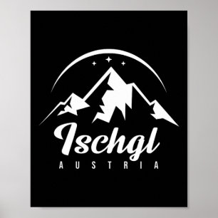 Ischgl Austria Ski Resort Skiën Snowboarden Souv Poster