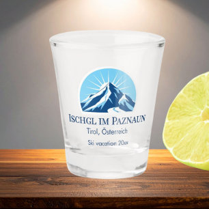 Ischgl im Paznaun Oostenrijk skigebied Shot Glas