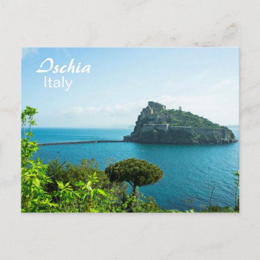 Ischia, Castello Aragonese - Briefkaart (Voorkant)