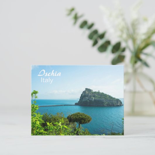 Ischia, Castello Aragonese - Carte postale (Debout devant)