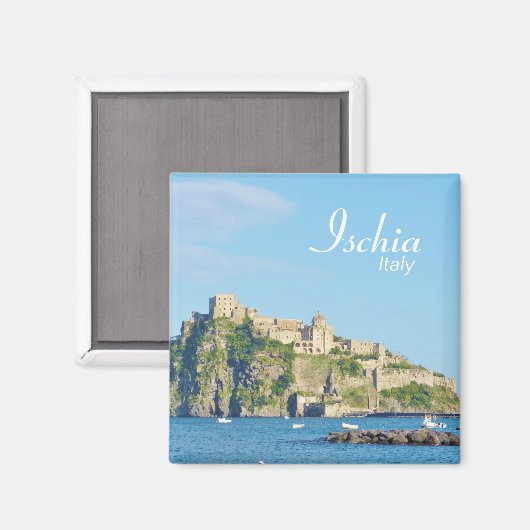 Ischia, Castello Aragonese - Magnet (Recto/Verso)