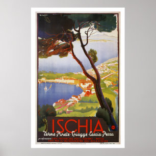 Ischia Island Italië zomerreis Poster