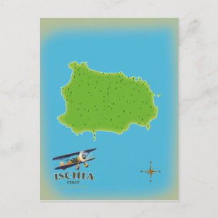 Ischia Italië reisposter Briefkaart