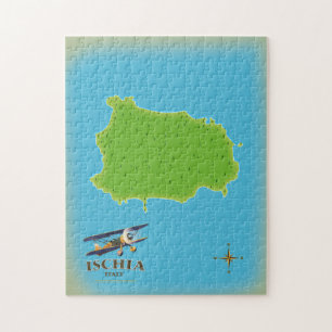 Ischia Italië reisposter Legpuzzel