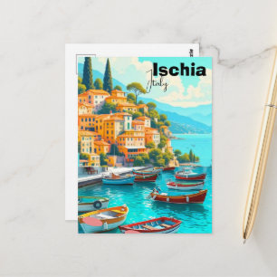 Ischia Italië Reisprint Ischia Muurdecoratie Ischi Briefkaart