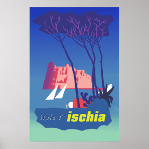 Ischia Travel Poster