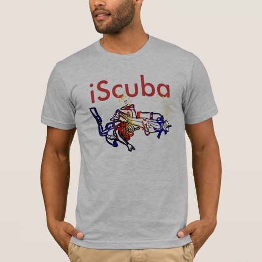 iScuba - Scuba Divers T-shirt (Voorkant)