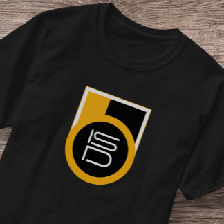 ISD Black Gold Retro Streetwear Urban  T-shirt