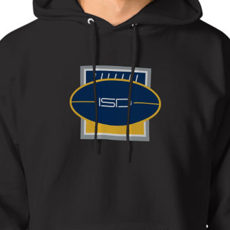 ISD End Zone Blauw Goud Grijs Voetbal Retro Hoodie
