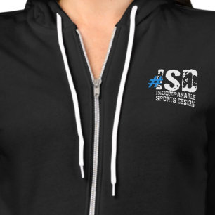 ISD Hash Label Bella+Canvas Full-Zip Woman Hoodie