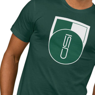 ISD Logotype Groen & Wit Streetwear T-Shirt