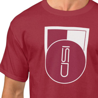 ISD Logotype Rood-Wit Streetwear Grafische T-Shirt