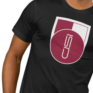 ISD Logotype T-Shirt Streetwear Rétro Rouge et Bla