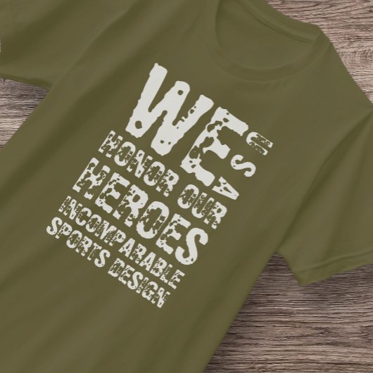 ISD Nous Honorions Nos Héros T-Shirt Basic