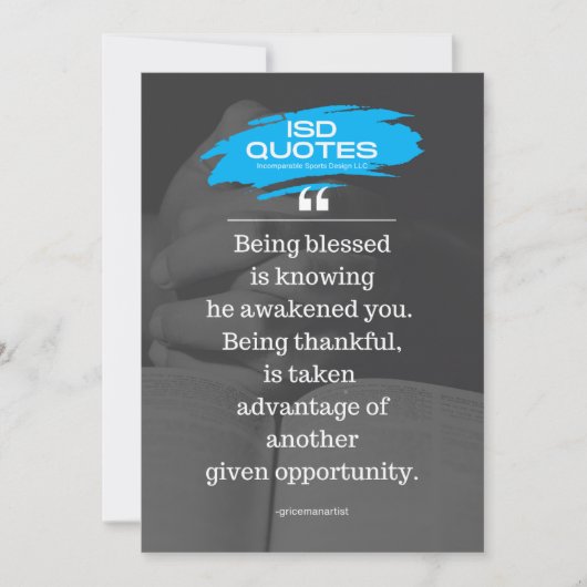 ISD-offerte Kaart (Voorkant)