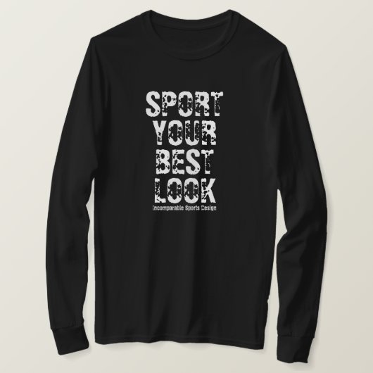 ISD Sport Your Best Look T-shirt met lange mouwen (Design voorkant)