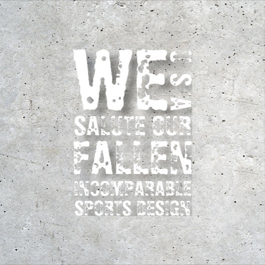 ISD We groeten ons gevallen basic T-shirt