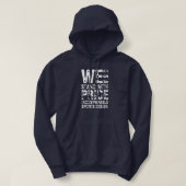 ISD We Stand With Pride USA Pullover Hoodie (Design voorkant)
