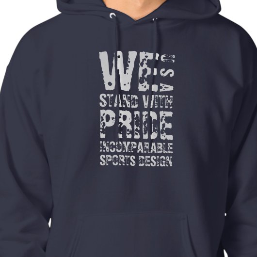 ISD We Stand With Pride USA Pullover Hoodie