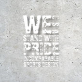 ISD Wij staan met Pride USA T-shirt met lange mouw