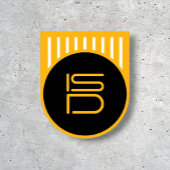 ISD Zwart & Gouden Cirkel Symbool T-shirt