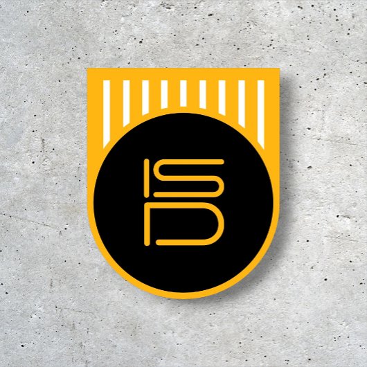 ISD Zwart & Gouden Cirkel Symbool T-shirt