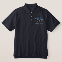 ISE Mannen-Shirt Navy Blue Polo