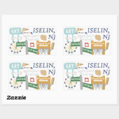 Iselin, Autocollant NJ Doodle (Feuille)