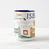 Iselin, NJ Doodle Mug (Centre)