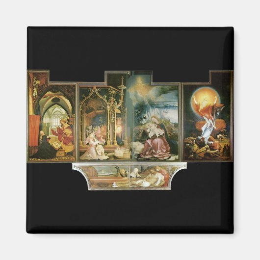 Isenheimer Altar, Mathis Gothart Grünewald Magneet (Voorkant)