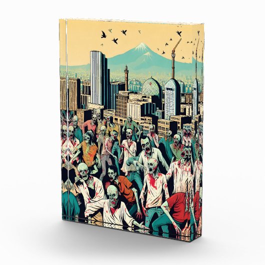 Isfahan with zombies - Persian (iran) design Fotoblokken (Rechts)