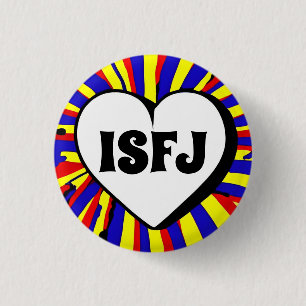 ISFJ MBTI 3 Cm Round Badge Ronde Button 3,2 Cm
