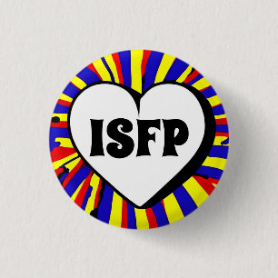 ISFP MBTI 3 Cm Round Badge Ronde Button 3,2 Cm