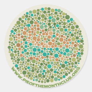 Ishihara Test pour les autocollants à tarte