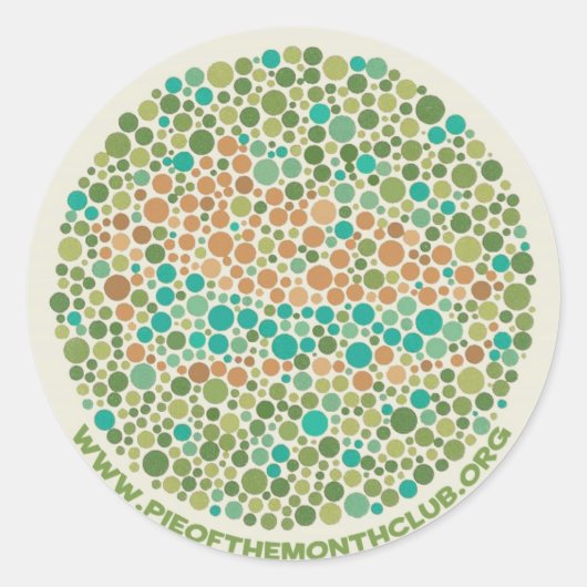 Ishihara-test voor taart stickers (Voorkant)