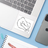 Ishmael Sticker bu Daniel Quinn (Laptop met iPhone)