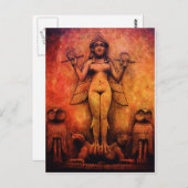 ishtar briefkaart (Voorkant / Achterkant)