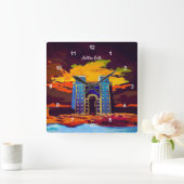 Ishtar Gate Vierkante Klok (Huis)