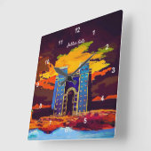 Ishtar Gate Vierkante Klok (Hoek)
