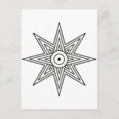 Ishtar-stersymbool Briefkaart (Voorkant)