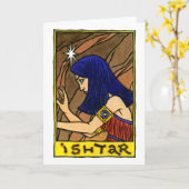 Ishtar-Wenskaart Kaart (Gele Bloem)