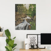 Isiah 41:10 affiche chrétienne (Bureau à domicile)