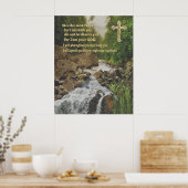 Isiah 41:10 Christelijk poster (Keuken)