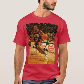 Isiah Thomas ontwerp van basketbal 2 T-shirt