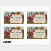 Isidore l'elfe et ses animaux Adresse Sticker (Feuille)