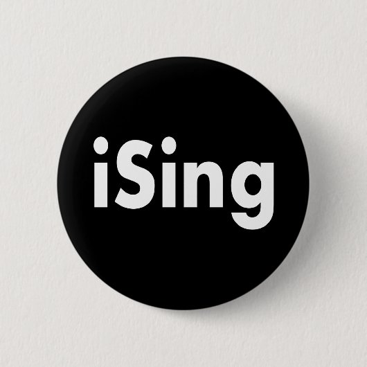 iSing Ronde Button 5,7 Cm (Voorkant)